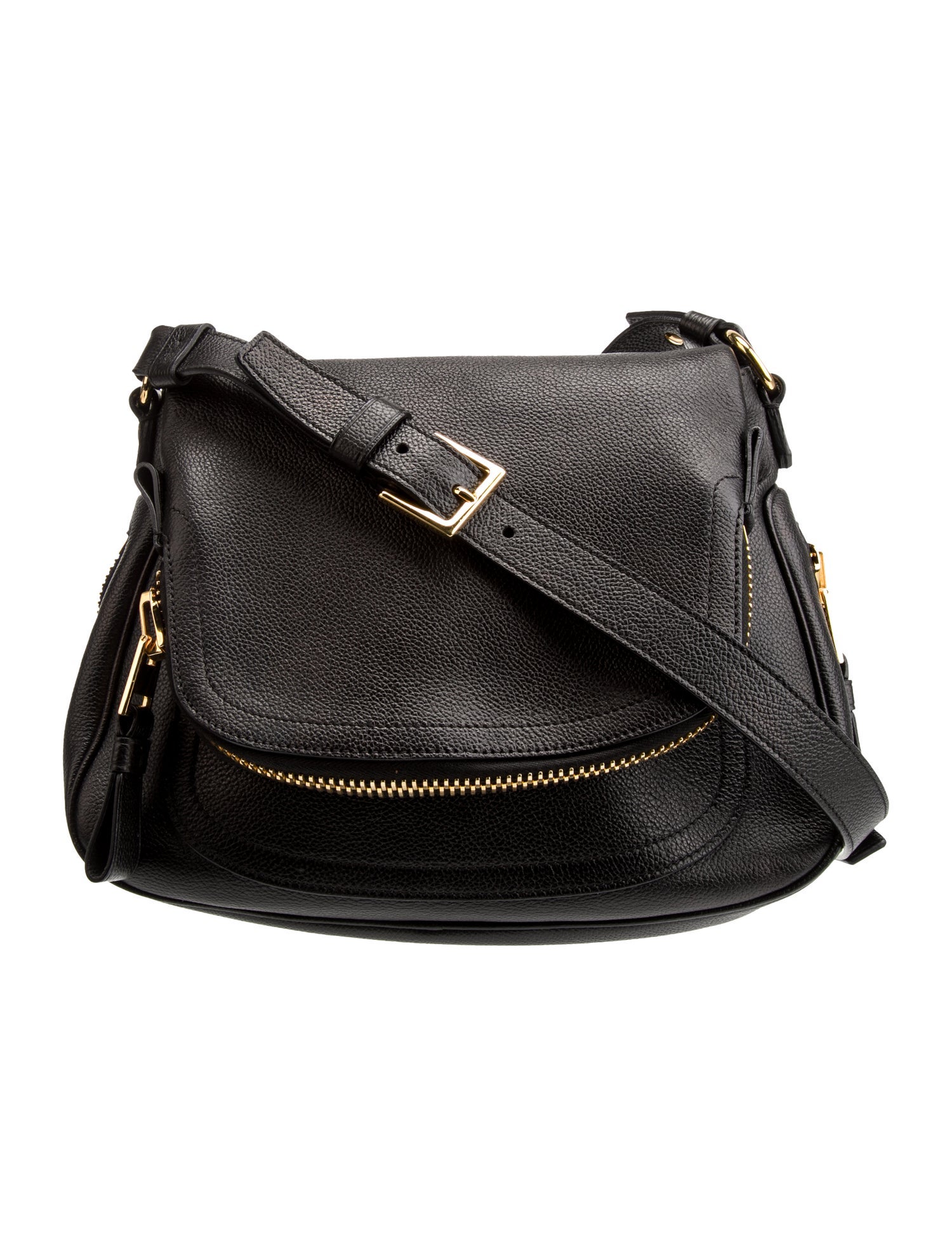 Tom Ford Leather Messenger Bag