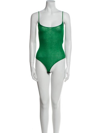 Tom Ford Cashmere Square Neckline Bodysuit