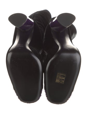 Tom Ford Velvet Beaded Accents Boots