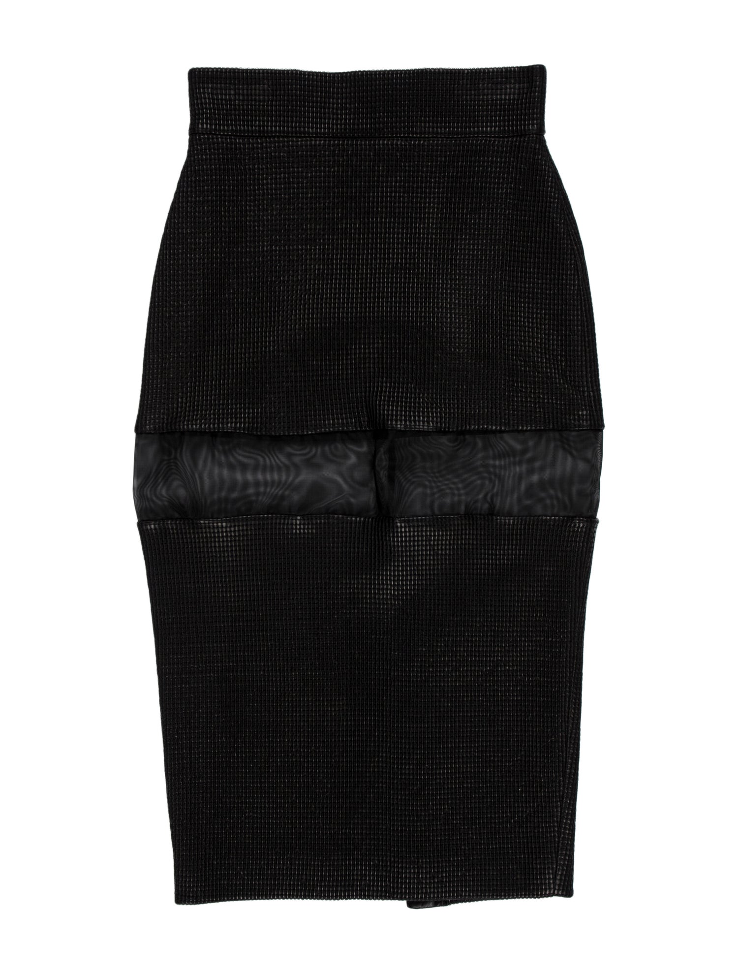 Tom Ford Mesh Accents Knee-Length Skirt