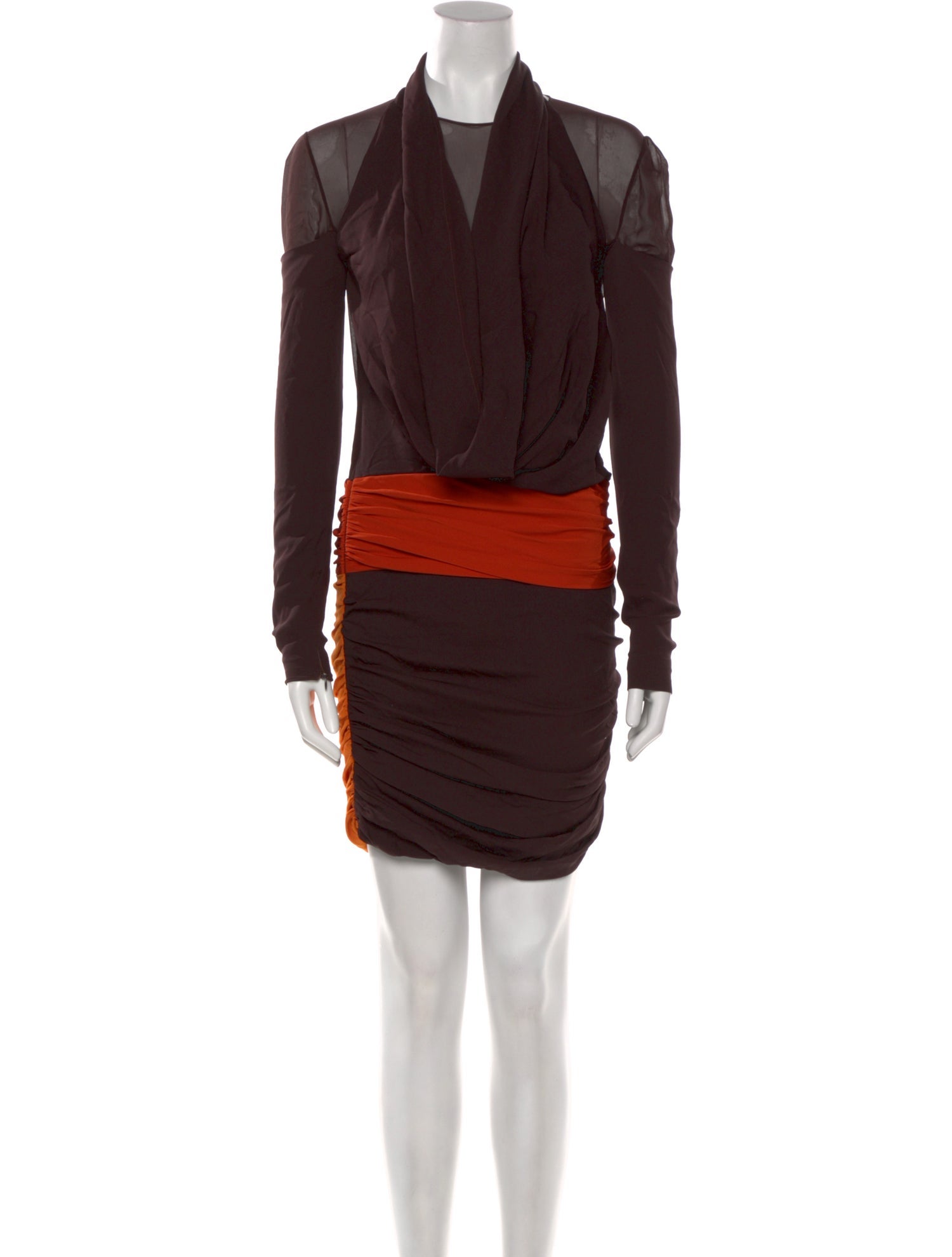 Tom Ford Cowl Neck Mini Dress