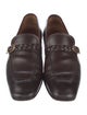 Tom Ford Leather Chain-Link Accents Dress Loafers