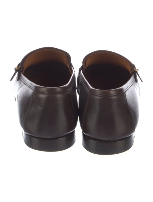 Tom Ford Leather Chain-Link Accents Dress Loafers