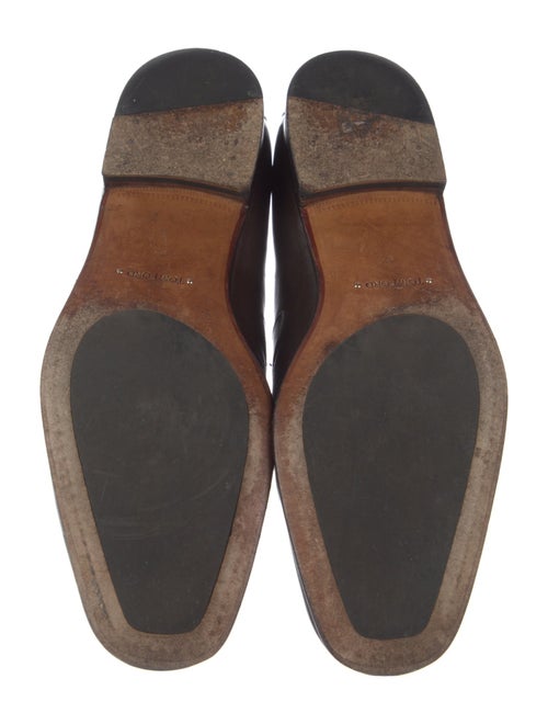 Tom Ford Leather Chain-Link Accents Dress Loafers