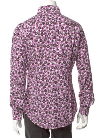 Tom Ford Polka Dot Print Long Sleeve Shirt