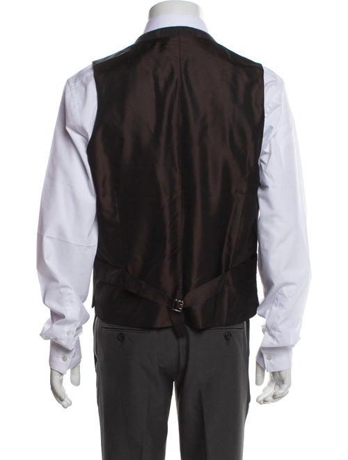 Tom Ford Plaid Print Vest