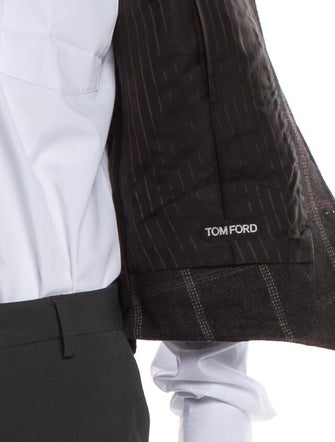 Tom Ford Plaid Print Vest