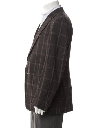 Tom Ford Plaid Print Blazer