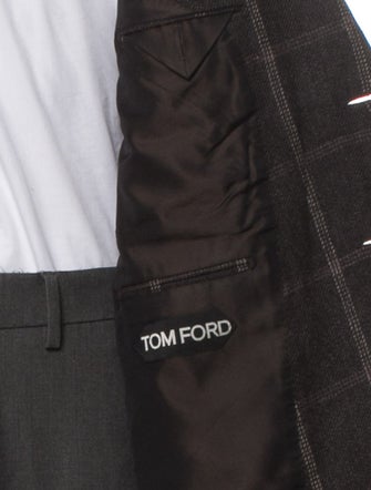 Tom Ford Plaid Print Blazer