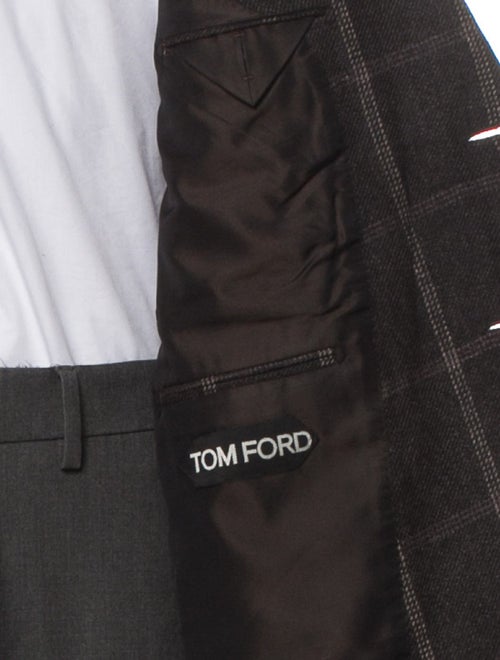 Tom Ford Plaid Print Blazer