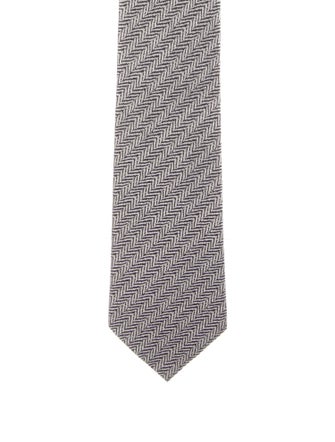 Tom Ford Pattern Print Silk Tie