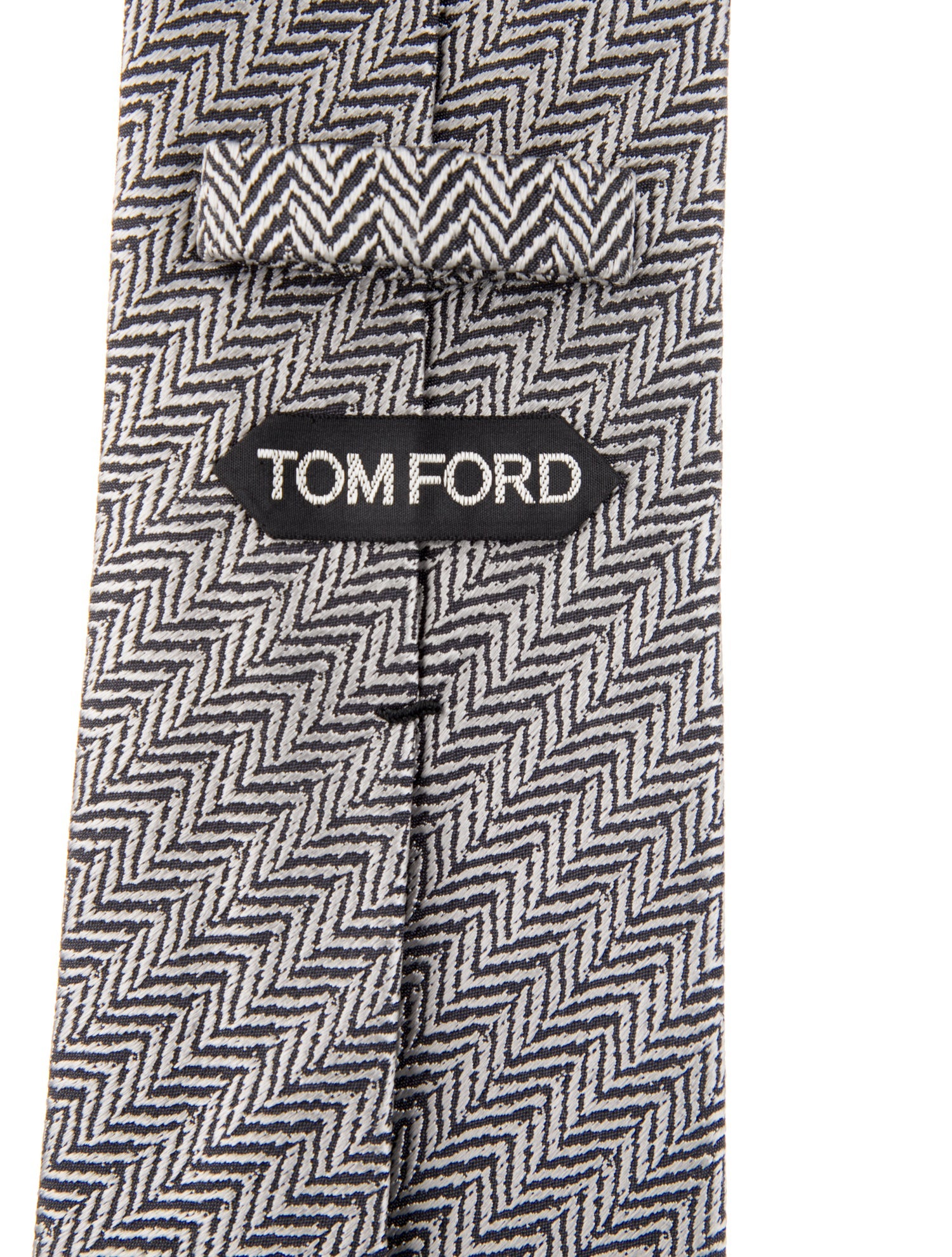 Tom Ford Pattern Print Silk Tie