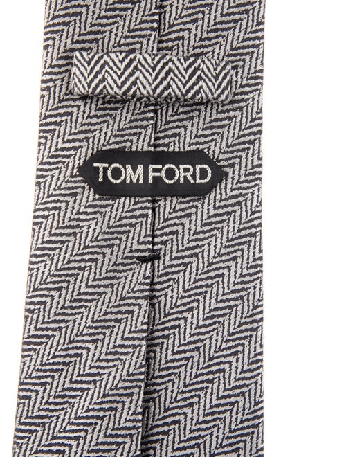 Tom Ford Pattern Print Silk Tie
