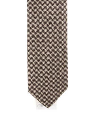 Tom Ford Silk Pattern Print Tie