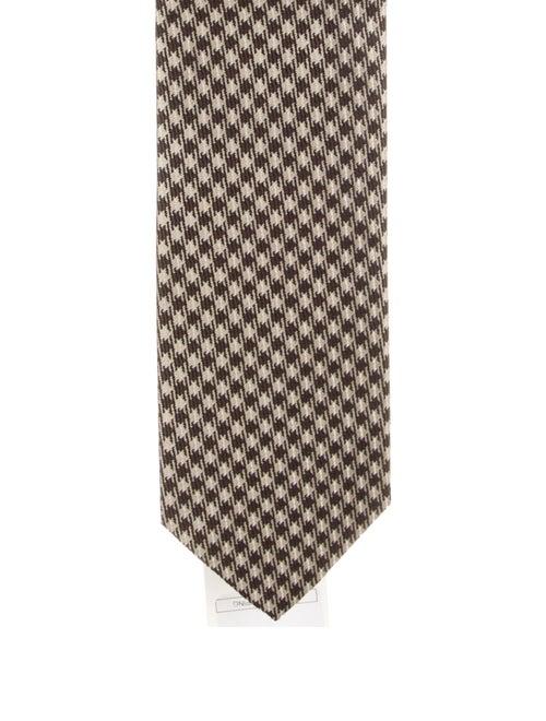 Tom Ford Silk Pattern Print Tie