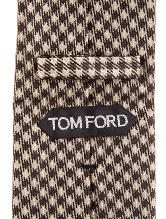 Tom Ford Silk Pattern Print Tie