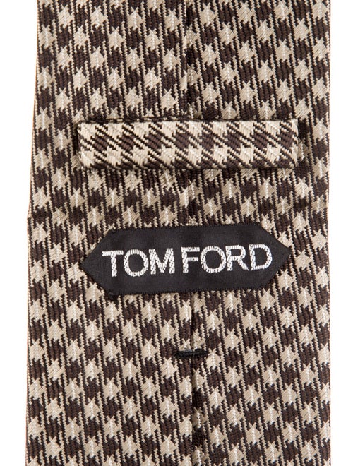 Tom Ford Silk Pattern Print Tie