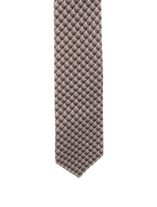 Tom Ford Pattern Print Silk Tie