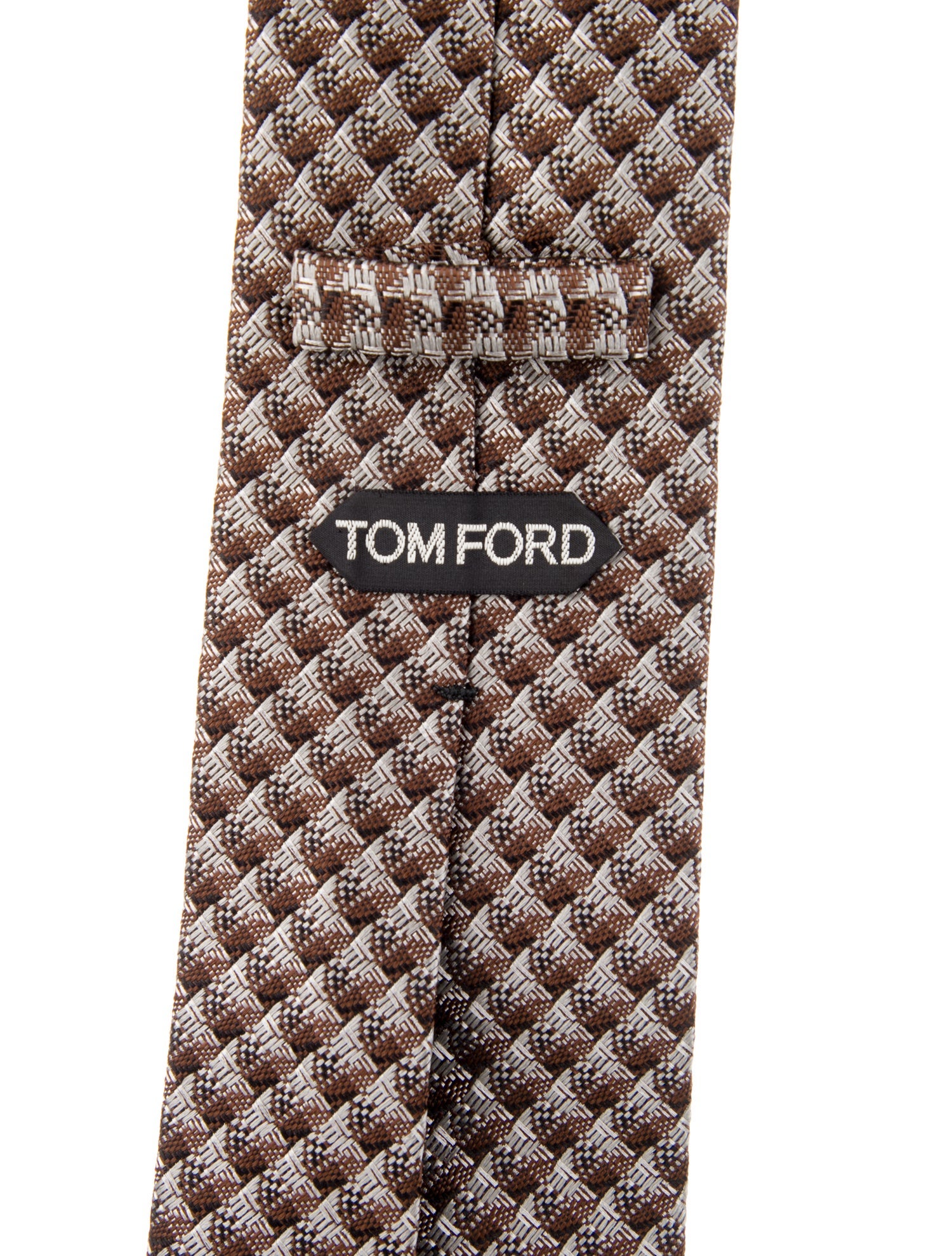 Tom Ford Pattern Print Silk Tie