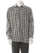 Tom Ford Plaid Print Long Sleeve Dress Shirt