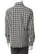 Tom Ford Plaid Print Long Sleeve Dress Shirt