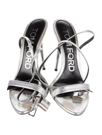 Tom Ford Leather Slingback Sandals