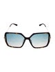 Tom Ford Square Gradient Sunglasses