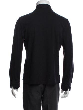 Tom Ford Collar Long Sleeve Polo Shirt