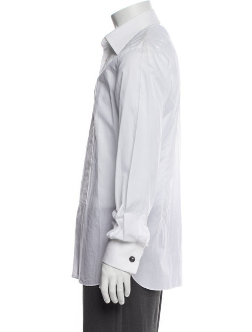 Tom Ford Striped Long Sleeve Tuxedo Shirt