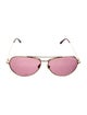 Tom Ford Aviator Tinted Sunglasses