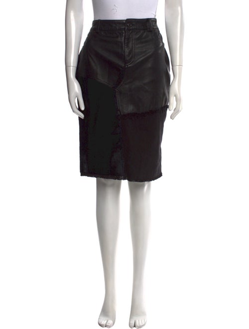 Tom Ford Leather Knee-Length Skirt