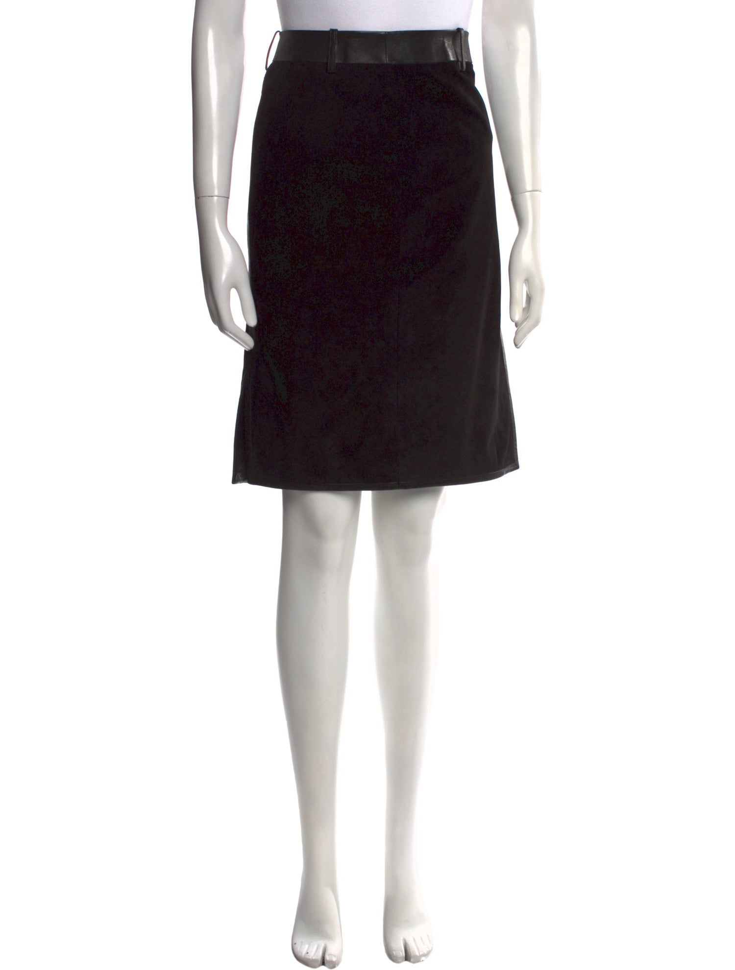 Tom Ford Calf Leather Knee-Length Skirt