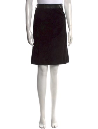Tom Ford Calf Leather Knee-Length Skirt