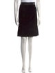 Tom Ford Calf Leather Knee-Length Skirt