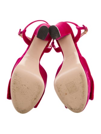 Tom Ford Velvet T-Strap Sandals