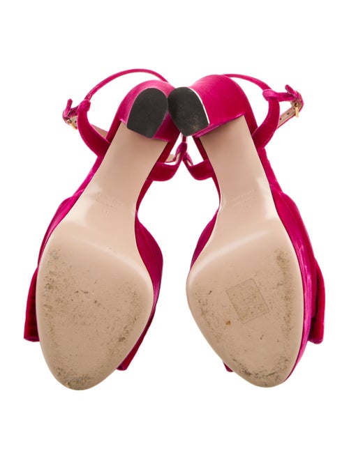 Tom Ford Velvet T-Strap Sandals