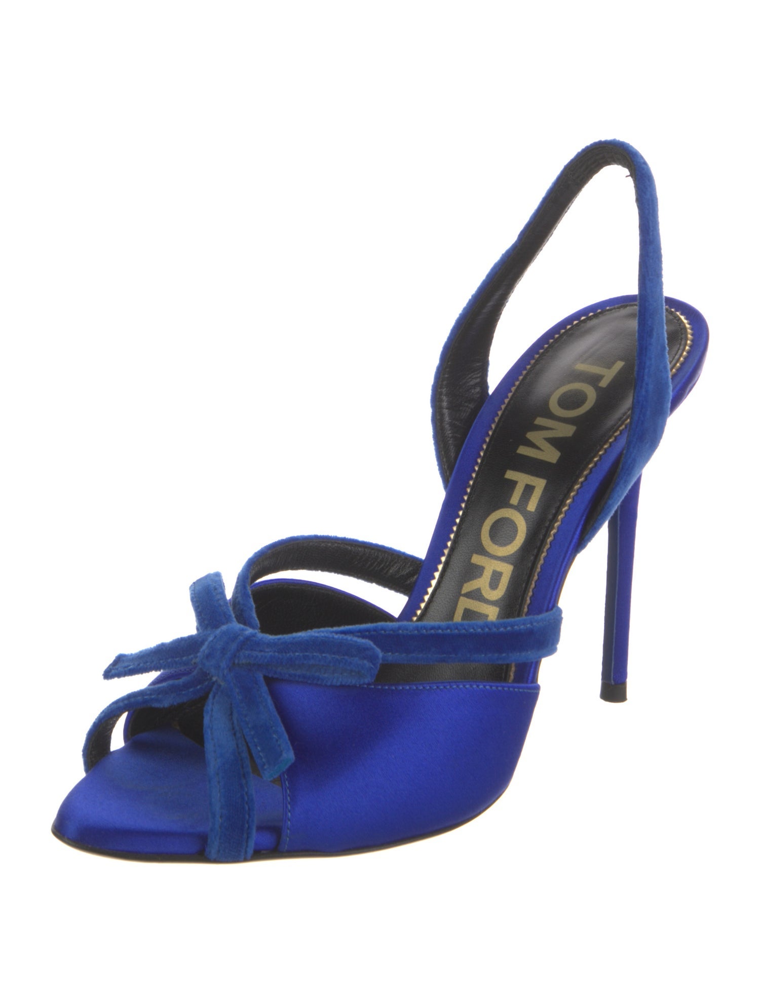 Tom Ford Satin Slingback Sandals