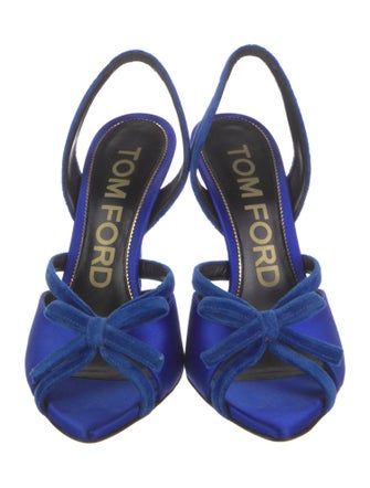 Tom Ford Satin Slingback Sandals