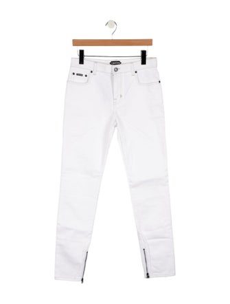 Tom Ford Mid-Rise Straight Leg Jeans