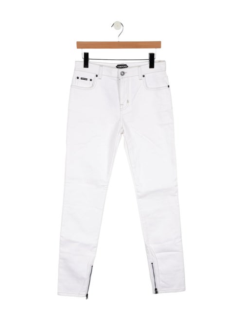 Tom Ford Mid-Rise Straight Leg Jeans