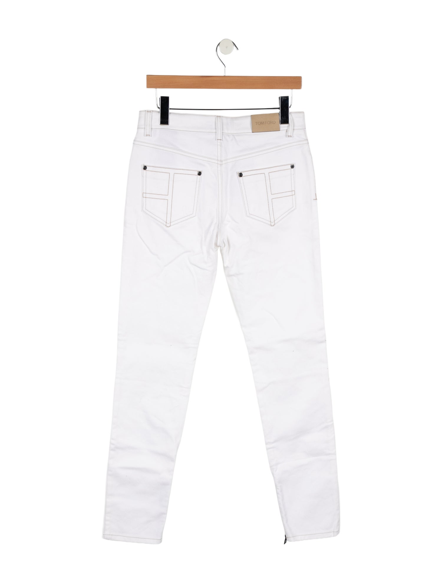 Tom Ford Mid-Rise Straight Leg Jeans