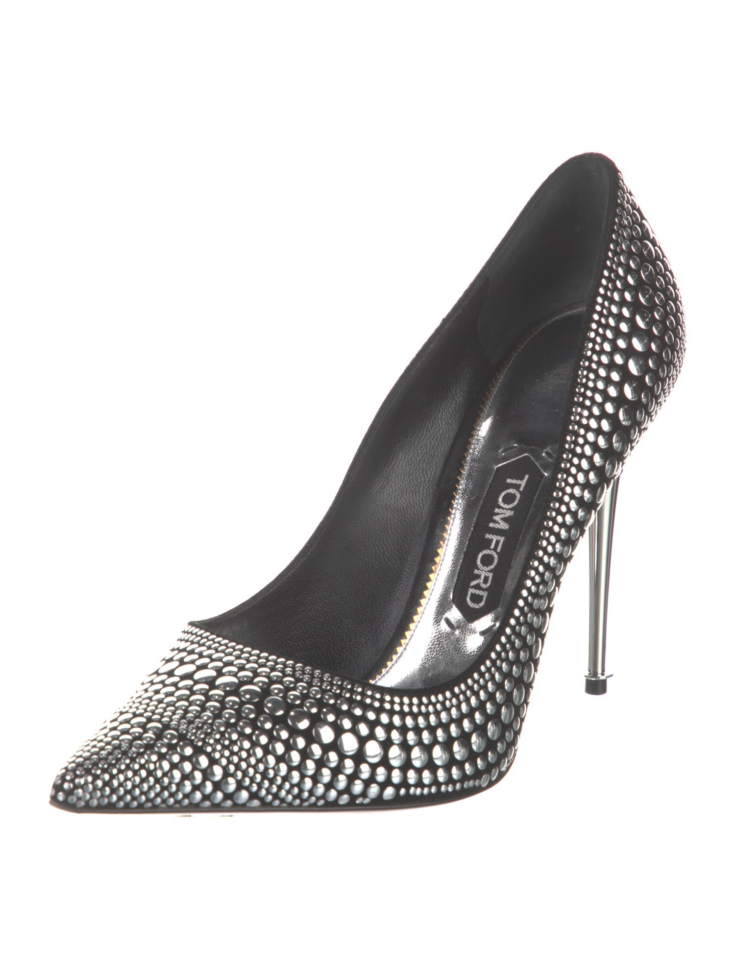 Tom Ford Suede Studded Accents Pumps