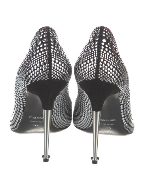 Tom Ford Suede Studded Accents Pumps