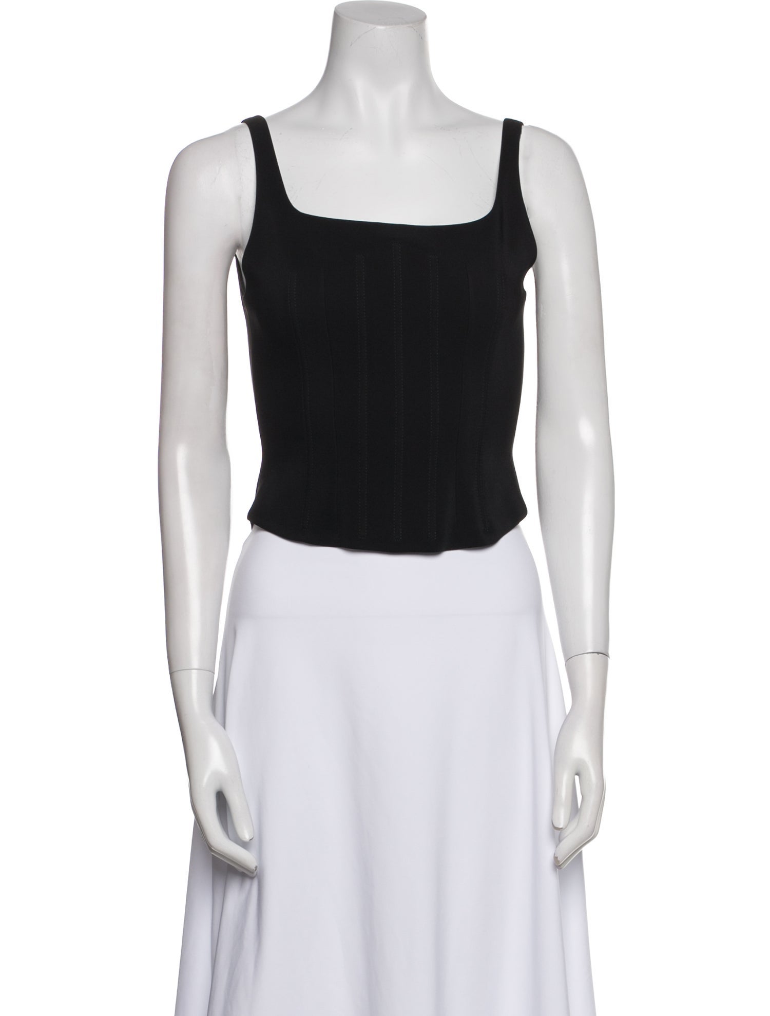Tom Ford Square Neckline Sleeveless Crop Top