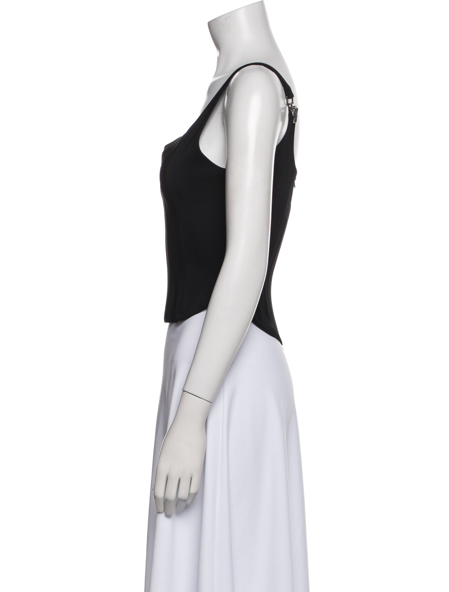Tom Ford Square Neckline Sleeveless Crop Top