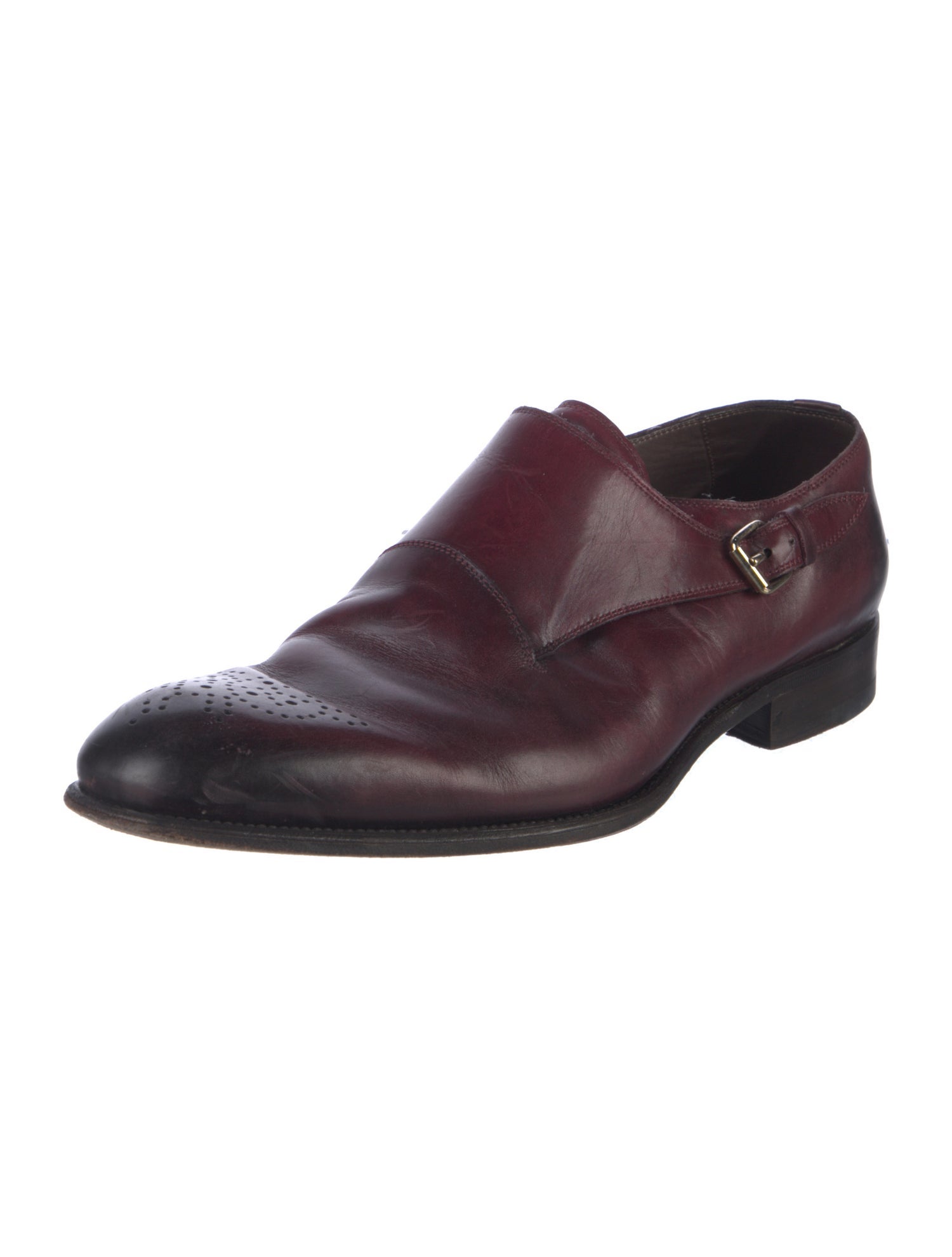 Tom Ford Leather Monk Straps