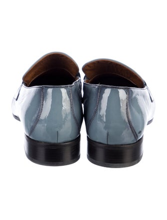 Tom Ford Patent Leather Chain-Link Accents Dress Loafers