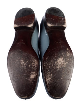 Tom Ford Patent Leather Chain-Link Accents Dress Loafers