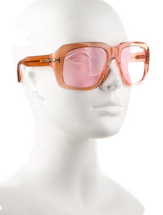Tom Ford Square Tinted Sunglasses