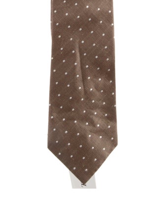 Tom Ford Silk Polka Dots Tie